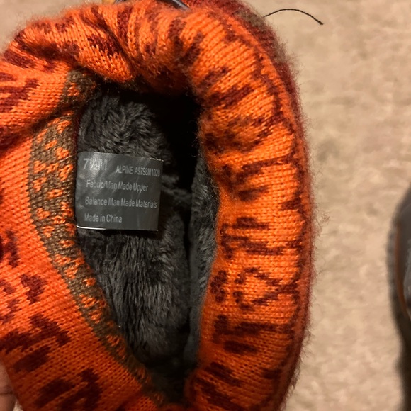 - Dr. Scholls Lace Up Alpine Winter Boots, color: Gray & Orange, Womens 7 … - Picture 5 of 14